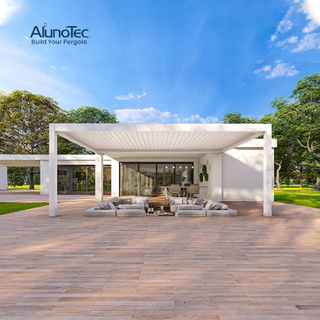  Fournisseur de pergola de toit de Purgola bioclimatique solaire à structure lourde Pergo-M8 à vendre