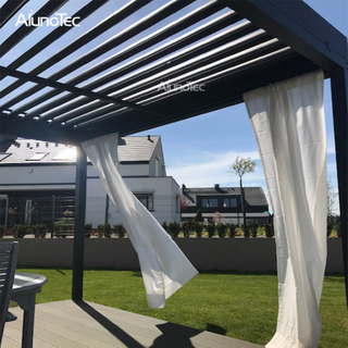 Pergola électrique autoportante anti-pluie, bricolage, ouverture et fermeture du toit à persiennes pour les États-Unis