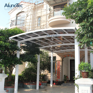 Kits de carport en métal plat RV en feuille de polycarbonate de haute qualité en aluminium 
