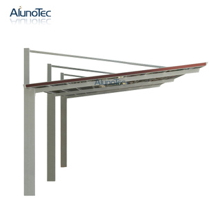 Auvent de toit de PC de carport de cadre en aluminium adapté aux besoins du client imperméable