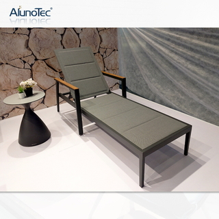 Chaise longue de jardin, chaises longues d'extérieur pour piscine et plage